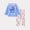 Stitch, variant on Disney Frozen Elsa Girls 2 Piece Outfit Blue Hoodies Sweatshirts Printed Leggings Set School Kids