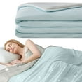 thumbnail image 2 of Gnwei Cooling Comforter Queen Size, Q-Max 0.4 Reversible Lightweight Cooling Blanket, Breathable Silk Smooth Summer Bedding Quilt for Hot Sleepers Night Sweats, 2 of 7