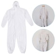 thumbnail image 3 of Mono protector traje protector desechable con capucha a prueba de polvo traje de protección desechable Mono con capucha Ropa de seguridad para todo el cuerpo Hombres Mujeres, 3 of 8