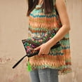 thumbnail image 2 of Women Retro Boho Ethnic Embroidered Wristlet Clutch Bag Handmade Purse Wallet, 2 of 7