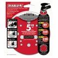 thumbnail image 4 of Diablo 5 in. Ceramic Blend Hook and Lock Sanding Disc Kit Assorted Grit Assorted 7 pc., 4 of 4