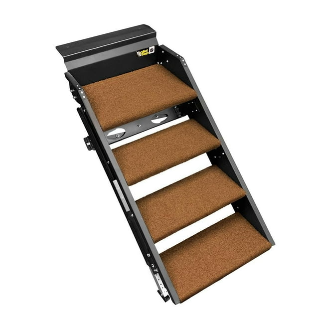 Prestofit Entry Step Rug 2-0285 Four Piece; 24-1/4 Inch Width; Buckskin Brown