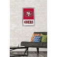 thumbnail image 2 of NFL San Francisco 49ers - Logo 21 Wall Poster, 14.725" x 22.375", Framed, 2 of 3
