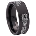 thumbnail image 6 of Ancient Celtic Dragon Tungsten Carbide Ring, 6 of 9