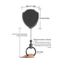 thumbnail image 3 of Guardoinrt Camping Hiking Portable Self Retractable Key Holder Bottle Opener Keychain Multifunctional Keyring Outdoor Equipment, 3 of 6