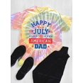 thumbnail image 3 of Happy 4Th Of July American Dad Tie Dye Spiral Men -Image by Shutterstock, Male Medium, 3 of 4