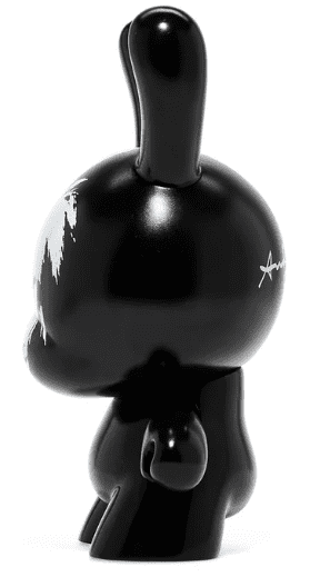 Kidrobot Warhol – 8” Vinyl Dunny – Andy Warhol Fright Wig Self-Portrait 8" Masterpiece Dunny - Monochrome Edition