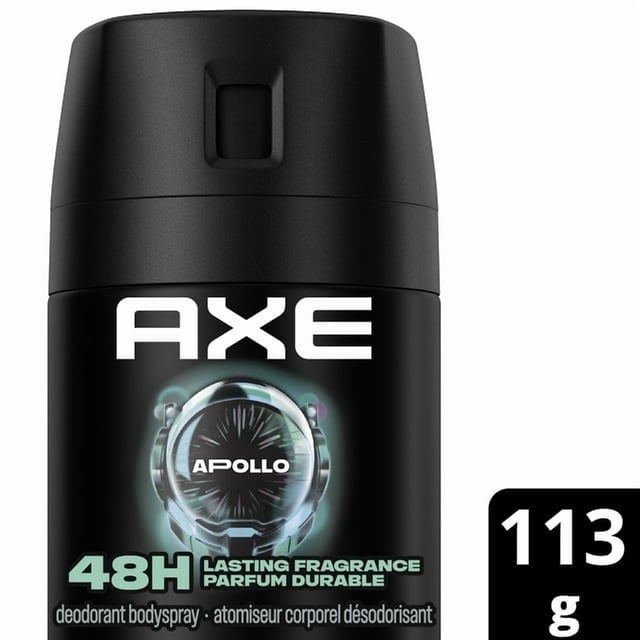 AXE Apollo Deodorant Body Spray, for long-lasting odour protection, Sage & Cedarwood, Aluminum-free Deodorant, 113g, 113 g