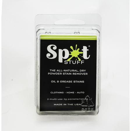 Spot Stuff Oil and Grease Dry Powder Stain Remover Travel Kit 2