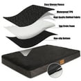 thumbnail image 6 of Exclusivo Mezcla Orthopedic Pet Bed for Extra Large Dogs, 48"X30" Black Dog Beds, Removable Washable Cover, 6 of 7