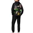 thumbnail image 5 of Uorisanigo Girls Boys Clothes Long Sleeve Hooded Pullover Oversized Tractor American Flag Hoodie Sweatshirt + Cargo Jogger Pants with Pockets 2pcs Fall Winter Outfit Set, 5 of 7