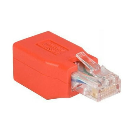 UPC: 0065030831970 | StarTech Crossover adapter – RJ-45 (M) – RJ-45 (F) – Gigabit – ( CAT 6 ) – red (C6CROSSOVER)