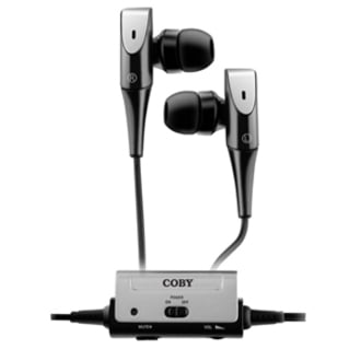 Coby Earbuds Silver, CVE196