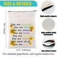 thumbnail image 2 of Sunflower Book Sleeve Inspirational Quote Gifts You Are Beautiful You are Kind Book Cover Friendship Gift for Best Friend, 2 of 7
