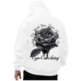 thumbnail image 6 of CONFREE Mens Hoodie Rose Prints Hoodies For Men Long Sleeve Casual Pullover Hooded Sweatshirts With Pockets, 6 of 6