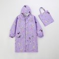 thumbnail image 2 of Chubasquero Kawaii Sanrio Hellokittys Mymelody Kuromi para niños, Poncho de dibujos animados, lindo Anime para estudiantes, impermeable para exteriores, juguetes para niños y niñas, 2 of 4