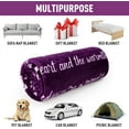 thumbnail image 4 of Jekeno Birthday Gifts for Women-Unique Mom Gifts from Daughter or Son for Birthday-Gift Blanket,Double Sided Printed Throw- Mother's Day, Christmas, Birthday,Warm Soft 50"x60" (Purple)-I Love You Mom, 4 of 7