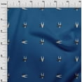 thumbnail image 2 of oneOone Organic Cotton Poplin Twill Fabric Arrow Ikat Print Fabric BTY 42 Inch Wide, 2 of 4