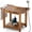 2 Tier - Natural, variant on Shower Bench Seat with Storage Shelf, Natural Wood Shower Benches for Inside Shower to Sit on, Waterproof Bathroom Spa Bench Stool for Legs Shaving with Built-in Handle & Shower Head Holder