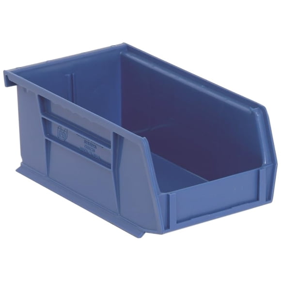 Papelera organizadora de plástico azul QUANTUM