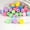 Assorted, variant on 200 BdBeads Plastic Acrylic 8mm Smooth Round Solid Opaque Colored Chunky Ball Beads With Hole for Jewelry & Crafts (Black)