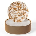 thumbnail image 2 of Crown Display 40-Piece Disposable Plates Set - White and Pomegranate Design - 20 Guests, 2 of 9