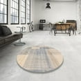 thumbnail image 3 of Ahgly Company Indoor Rectangle Abstract Desert Sand Beige Checkered Area Rugs, 7' x 9', 3 of 6