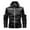 Black, variant on Mens Jacket Coat Fashion Brushed Tooling Style Fall Mens Workout Jacket,Black,3XL