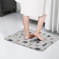thumbnail image 4 of Boston Terrier Flannel Non Slip Door Rugs,Washable Door Mats Indoor,Decorative Door Mats,Dirt-Resistant and Absorbent Doormat for Entrance,Bedroom,Kitchen,Bathroom,23.5x16in(60x40cm), 4 of 5