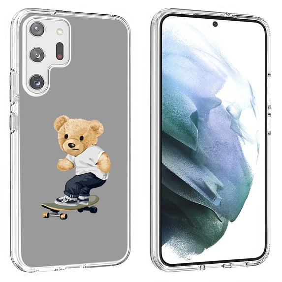 TalkingCase Slim Phone Case Compatible for Samsung Galaxy S23 Ultra 2023, Thrasher Teddy Bear Print, Lightweight, Flexible, USA
