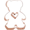 thumbnail image 4 of Valentines Day Teddy Bear with Heart Copper Cookie Cutters, 4 of 4