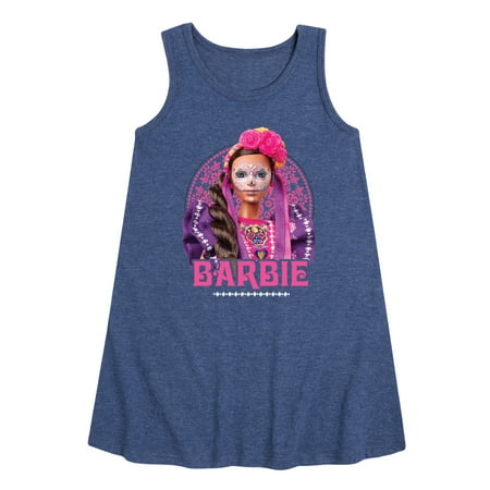 

Barbie - Dia De Muertos - Toddler and Youth Girls A-line Dress