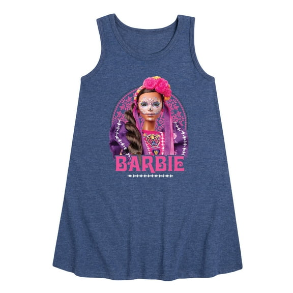 Barbie - Dia De Muertos - Toddler and Youth Girls A-line Dress