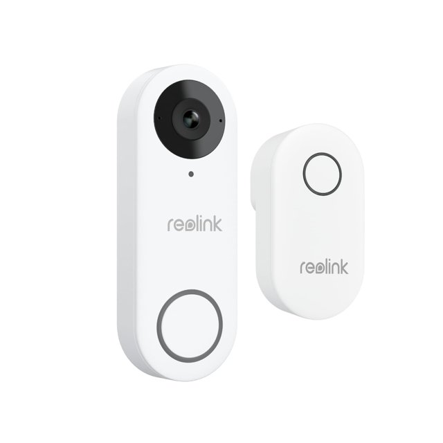 Cámara WiFi REOLINK 2K con timbre y timbre, resistente al agua