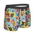 thumbnail image 3 of Disketp Cute Dogs Collage Men'S Boxer Briefs,Soft And Breathable Cotton Underwear With Comfortflex Waistband, 3 of 9