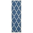 thumbnail image 2 of SAFAVIEH Cambridge Kevin Geometric Wool Runner Rug, Navy/Ivory, 2'6" x 8', 2 of 7