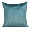 thumbnail image 1 of Parkland Collection PILL21391P Gaia Transitional Teal Square Throw Pillow, 1 of 3