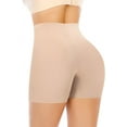 thumbnail image 3 of Seamless Shaping Boyshorts Panties for Women Slip Shorts Under Dress Shapewear Shorts Tummy Control Underwear, 3 of 7