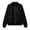 Black, variant on Women's Bomber Jackets Zip up Collared Long Sleeve Drop Shoulder Ribbed Cuffs Jackets with Pockets for Winter Fall Outdoor Hiking Khaki