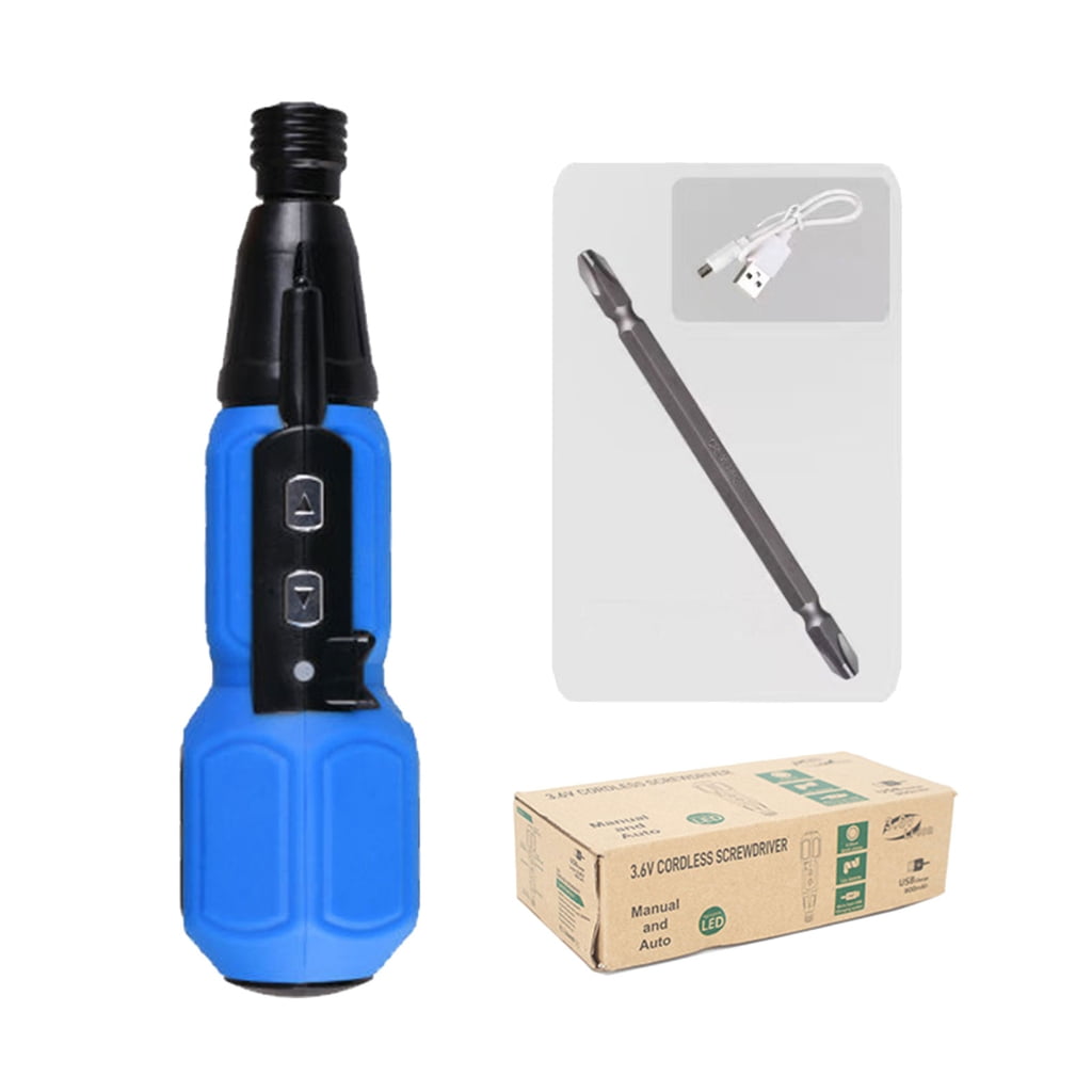 Electric Screwdriver Set 3.6V Cordless Screwdriver LED Shadowless Lighting Rechargeable for Household Repair Accessories