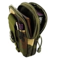 thumbnail image 5 of Heavy Duty Sports Waist Pack Pocket Belt for Blackberry Z10, Classic, Q10, COOLPAD Rogue, Microsoft Lumia 435,BLU Advance 4.0,Sharp Aquos Crystal (Jungle Camo) + MND Mini Stylus, 5 of 8