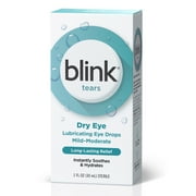 Blink Tears Lubricant Eye Drops for Mild to Moderate Dry Eye Relief and Symptoms, 1 fl oz