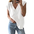 thumbnail image 5 of Juslio Women Sweaters Pullovers Sweaters vests Sweaters V Neck Sleeveless Fashion White, 5 of 9