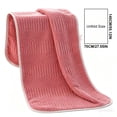 thumbnail image 3 of Microfiber Coral Fleece Bath Towel, Ultra Soft, Highly Absorbent, Quick Drying, 140x70cm, Hanging Loop, 3 of 6