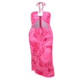 thumbnail image 1 of AMERTEER Femmes Robe Bodycon Abtrasct Impression Croix Licou Dos Nu Taille Haute Split Vestidos Plage Été Robe Vert L, 1 of 7