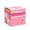 Pink, variant on Clearance! Soovim 126 Sheets Transparent Sticky Notes, See Through Self Adhesive Memo Pads, Orange 7.8x7.4x8cm