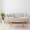 thumbnail image 3 of Ambesonne Moon Throw Pillow Cover 4 Pack, Monochrome Sun and Moon, 24", Black White, 3 of 5