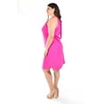 thumbnail image 2 of Vestido halter Roman Fashion / Tallas Extras, 0668 (Fiusha) fucsia 38, 2 of 6