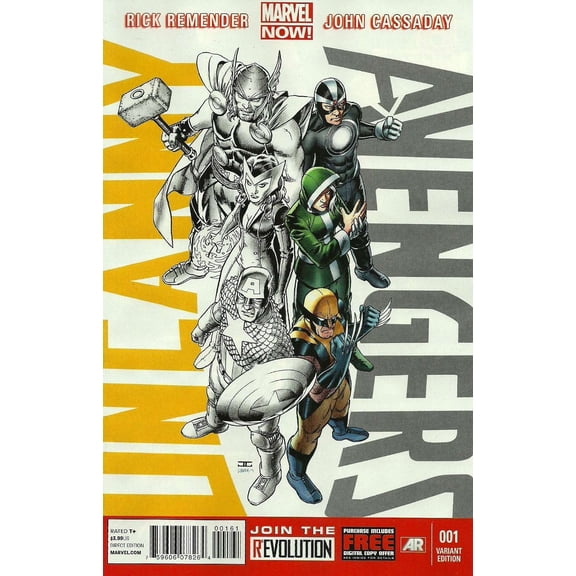 Uncanny Avengers #1E VF ; Marvel Comic Book
