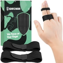 10 Pack Buddy Tape Finger Straps, 2 Finger Splint for Broken Finger Trigger Finger